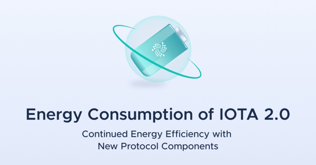 IOTA energy consumption efficiency 